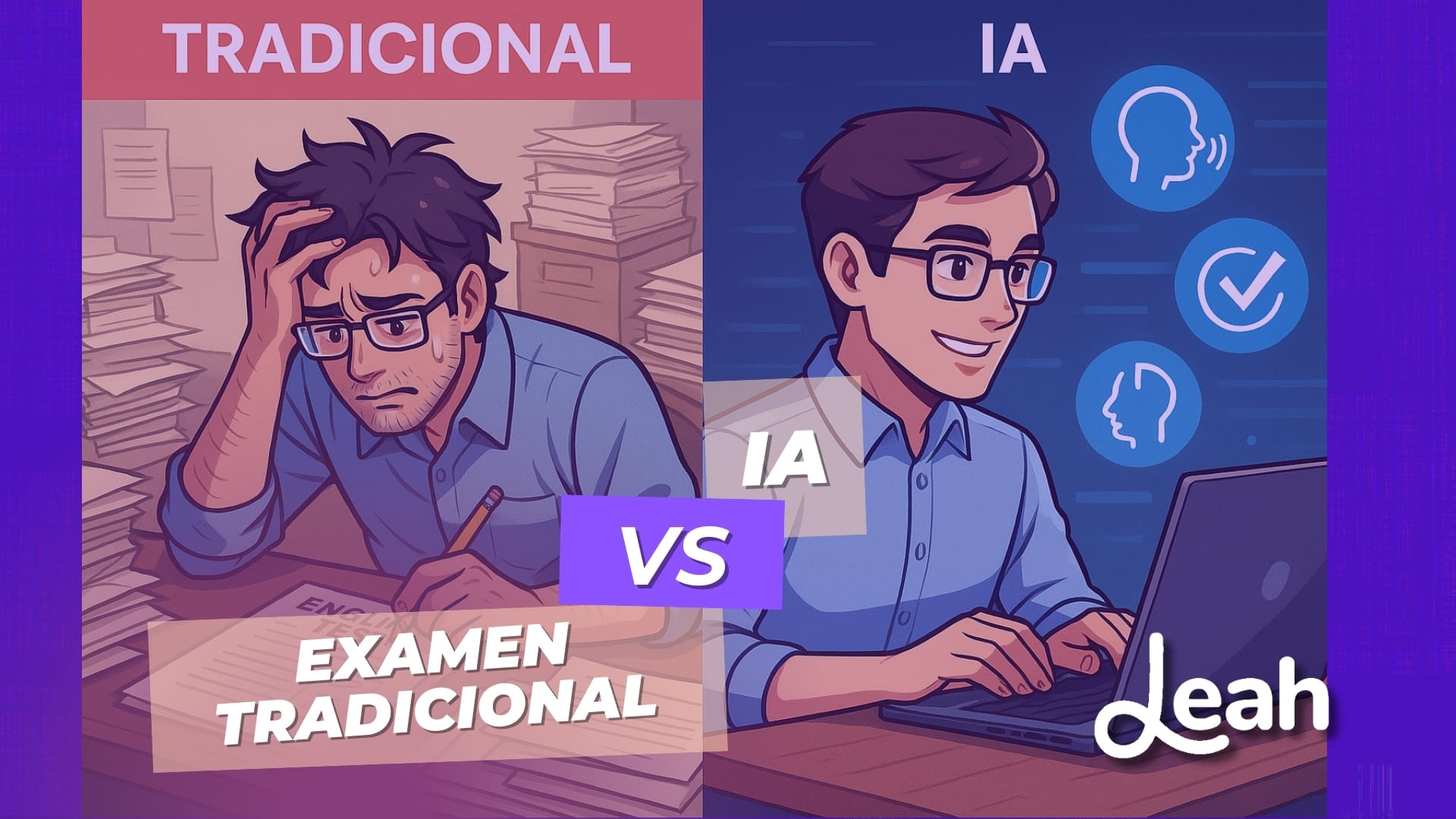 ¿Examen Tradicional vs IA? El Futuro del Diagnóstico de Inglés Ya Está Aquí